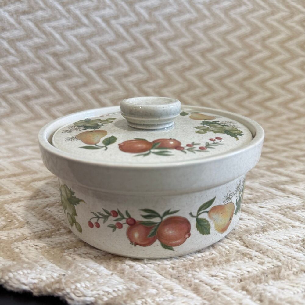 Quince by Wedgewood Individual Casserole Dish With Lid Stoneware